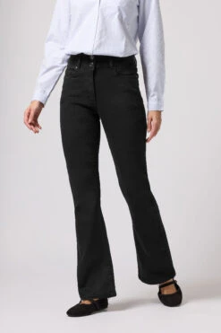 M&Co Black Lift & Shape Kick Flare Jeans 9 M&Co Black Lift & Shape Kick Flare Jeans -Evans Boutique 5a652797 514c 4e 501528 A