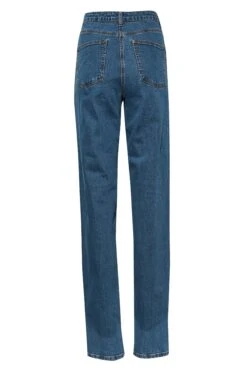 LTS Tall Indigo Blue Washed Stretch Mom Jeans -Evans Boutique 5ab72db4 0fec 48 196818 Y