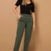 LTS Tall Khaki Green Cotton Straight Leg Chino Jeans -Evans Boutique 5d5d3630 8270 4e 355374 A1