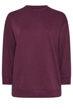YOURS Curve Sweat-shirt Ras Du Cou Rouge Bordeaux 13 YOURS Curve Sweat-shirt Ras Du Cou Rouge Bordeaux -Evans Boutique 5d9965f5 06bc 42 126762 X