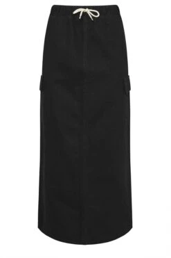 LTS Tall Black Wash Denim Midaxi Skirt 13 LTS Tall Black Wash Denim Midaxi Skirt -Evans Boutique 5e96fda8 4fe9 41 353896 X