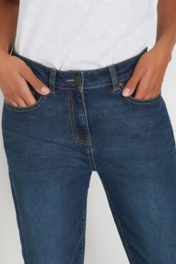 M&Co Indigo Blue Mom Jeans 14 M&Co Indigo Blue Mom Jeans -Evans Boutique 5e990168 5193 48 501691 D