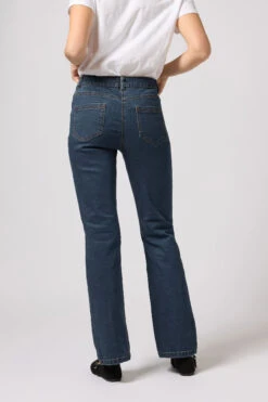 M&Co Indigo Blue Bootcut Jeans 15 M&Co Indigo Blue Bootcut Jeans -Evans Boutique 616cdf49 b60e 49 500252 D