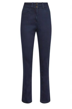 LTS PREMIUM Tall Indigo Blue Lift & Shape Slim Leg Jeans -Evans Boutique 61921d44 a555 4c 352211 X