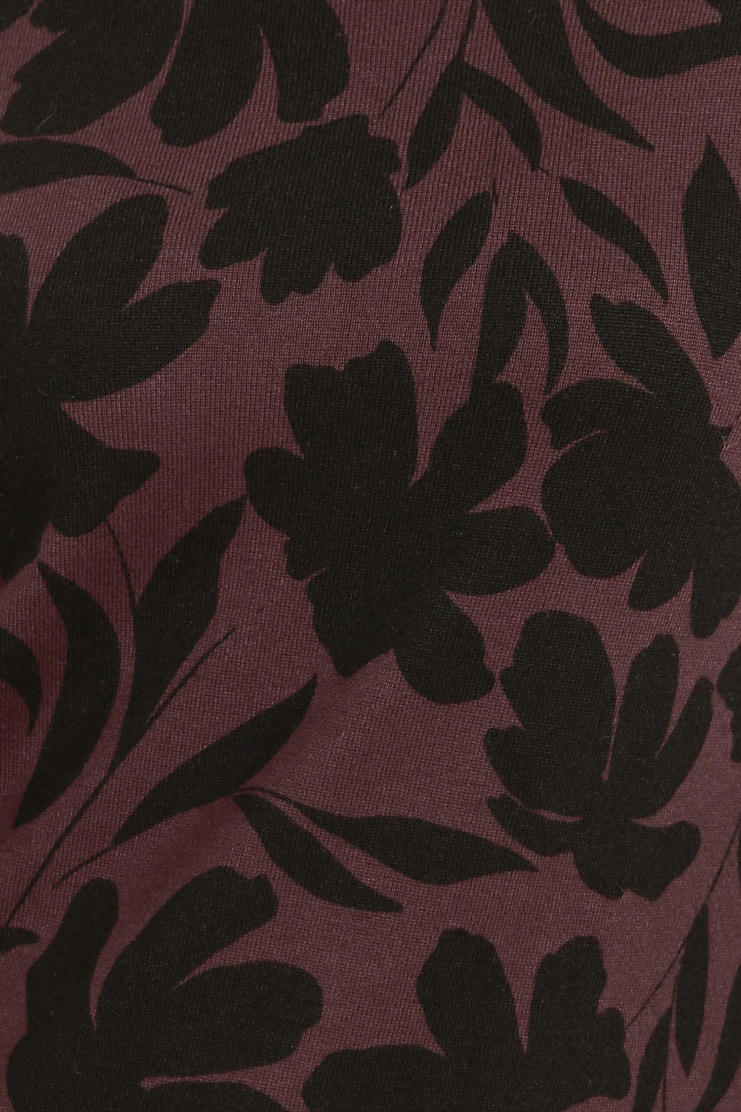 M&Co Brown Floral Print Crew Neck Jumper 6 M&Co Brown Floral Print Crew Neck Jumper – Image 4