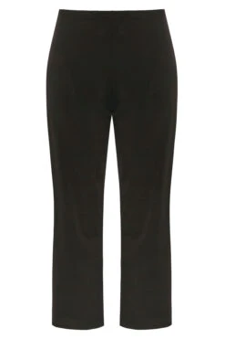 Pantalon En Jersey Noir Coupe Droite 14 Pantalon En Jersey Noir Coupe Droite -Evans Boutique 683044a5 9072 47 140050 F