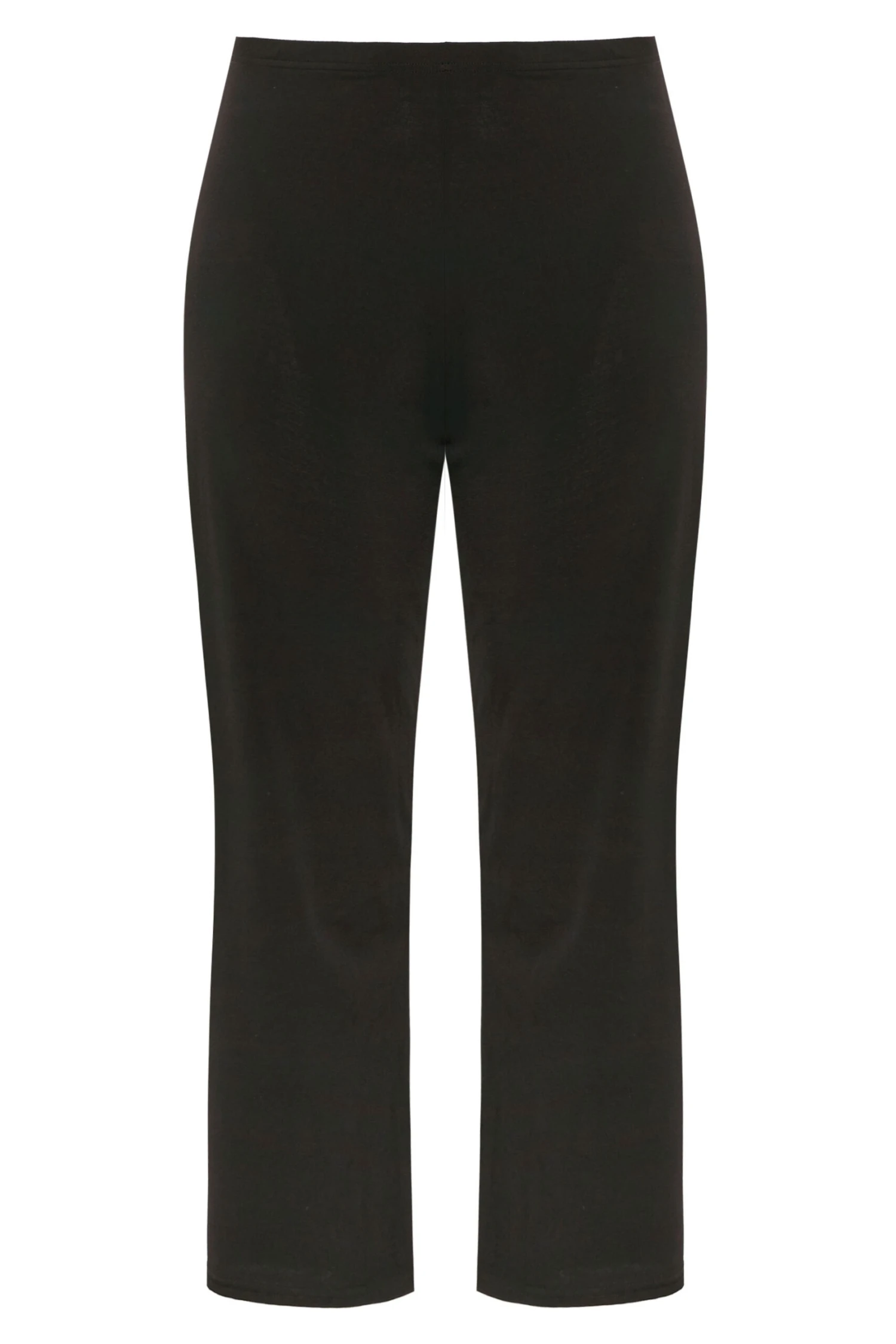 Pantalon En Jersey Noir Coupe Droite 8 Pantalon En Jersey Noir Coupe Droite – Image 6