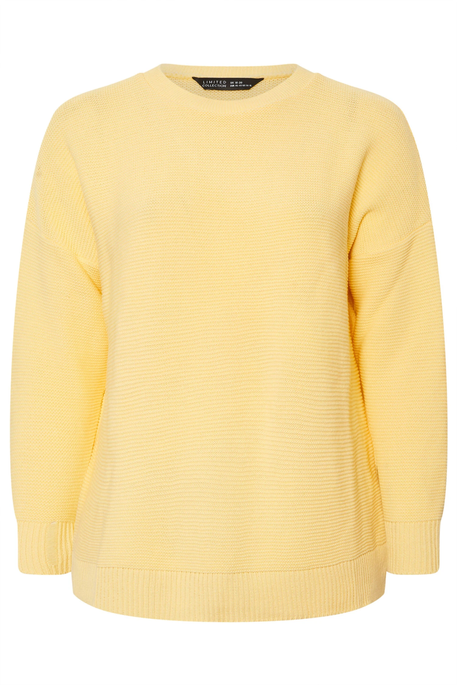 LIMITED COLLECTION - Pull Jaune Texturé En Maille 7 LIMITED COLLECTION - Pull Jaune Texturé En Maille – Image 5