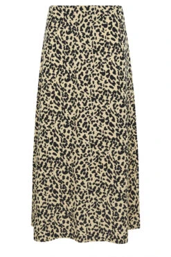 LTS Tall Natural Brown & Black Leopard Print Midaxi Skirt 15 LTS Tall Natural Brown & Black Leopard Print Midaxi Skirt -Evans Boutique 68f3f13d 24db 49 354234 X