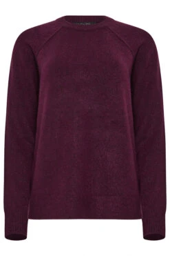 M&Co Berry Purple Raglan Jumper 13 M&Co Berry Purple Raglan Jumper -Evans Boutique 68faaaa0 b4c8 42 502459 X