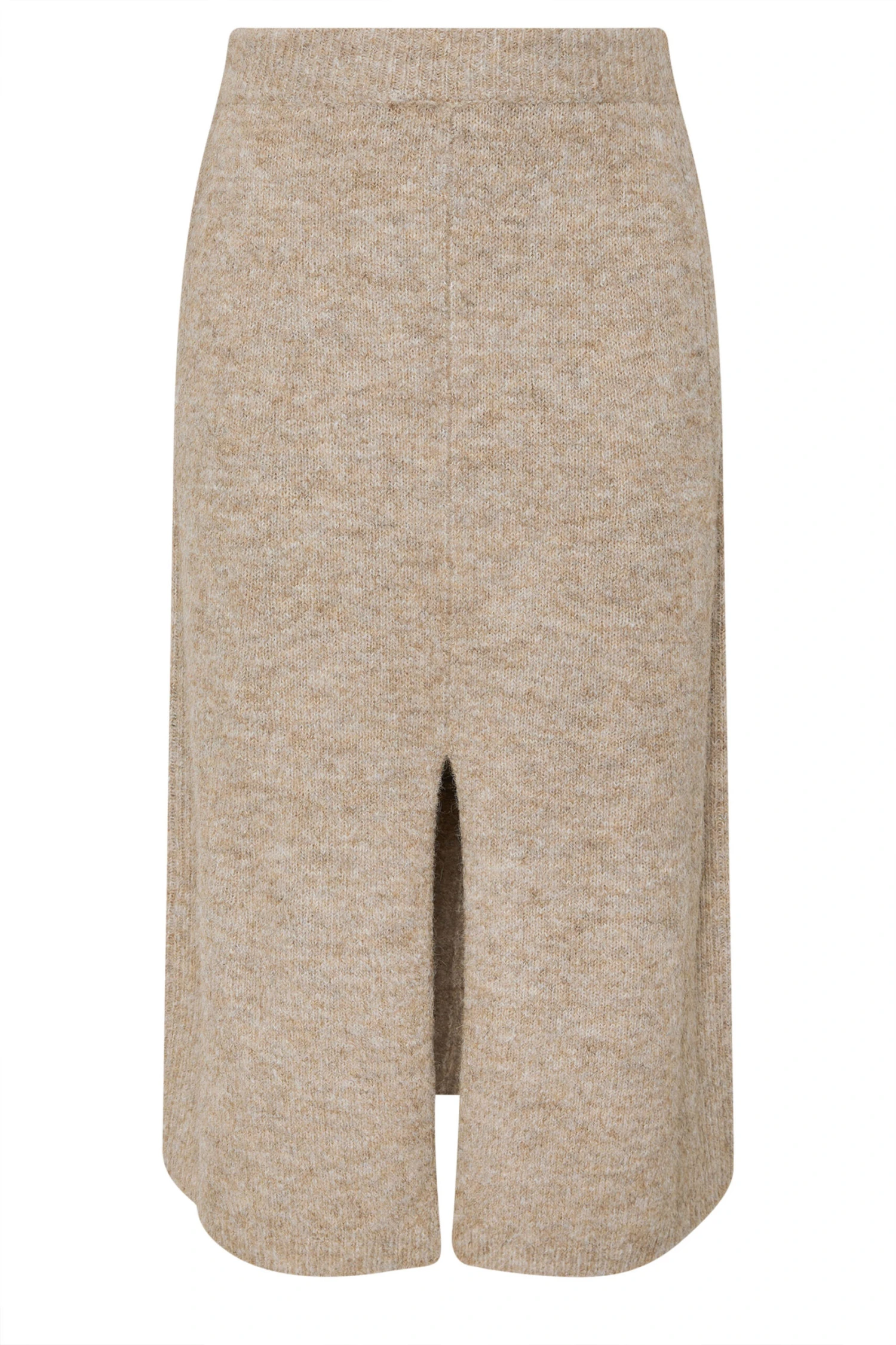 EVANS Curve Natural Brown Knitted Maxi Skirt 9 EVANS Curve Natural Brown Knitted Maxi Skirt – Image 7