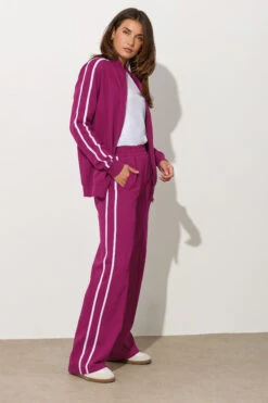 LTS Tall Red Jersey Funnel Zip Sweatshirt 13 LTS Tall Red Jersey Funnel Zip Sweatshirt -Evans Boutique 6e210d36 e33a 4b 356428 B