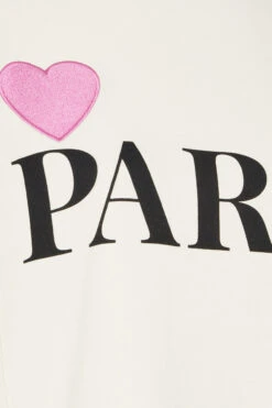 YOURS Curve Sweat-shirt Crème « Paris » Cœur 13 YOURS Curve Sweat-shirt Crème « Paris » Cœur -Evans Boutique 6ed0cf77 98d5 47 126794 Z