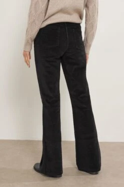 LTS Tall Black Cord Flare Jeans 9 LTS Tall Black Cord Flare Jeans -Evans Boutique 6ed813c3 b702 41 356212 C