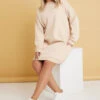 YOURS - Robe-Sweatshirt Beige à Poches -Evans Boutique 704a857c 8da0 47 304038 A
