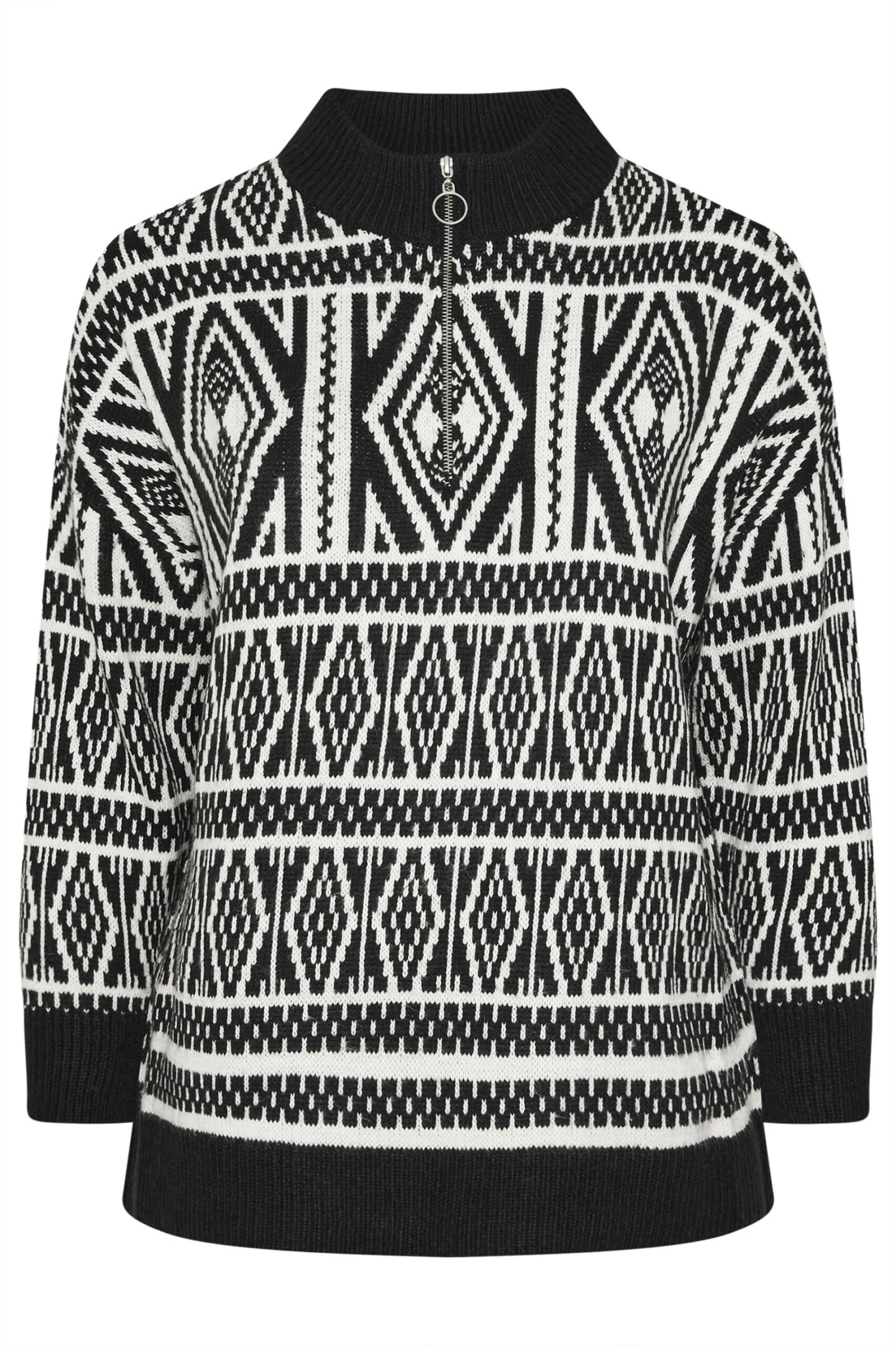 YOURS Curve Pull Noir à Fermeture éclair Quart De Tour 9 YOURS Curve Pull Noir à Fermeture éclair Quart De Tour – Image 7