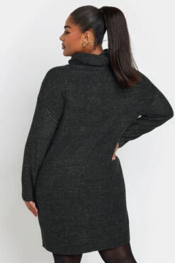 YOURS - Robe-Pull Noire Toucher Doux En Jersey Manches Longues 9 YOURS - Robe-Pull Noire Toucher Doux En Jersey Manches Longues -Evans Boutique 724d2515 defe 44 303589 C