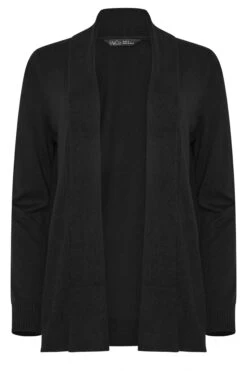 M&Co Black Shawl Collar Cardigan 11 M&Co Black Shawl Collar Cardigan -Evans Boutique 728a6f46 970f 45 502466 X