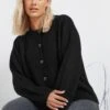 YOURS - Cardigan Noir Design Boutonné Manches Longues 2 YOURS - Cardigan Noir Design Boutonné Manches Longues -Evans Boutique 73441260 e849 4b 280318 A