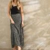 LTS Tall Black Geometric Tiered Maxi Skirt 1 LTS Tall Black Geometric Tiered Maxi Skirt -Evans Boutique 74cdff8f 4d81 4b 356609 L1