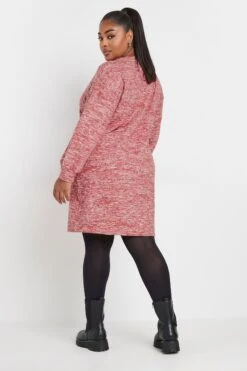 YOURS - Robe-Pull Rouge Toucher Doux -Evans Boutique 76eb8978 6e31 46 303235 C