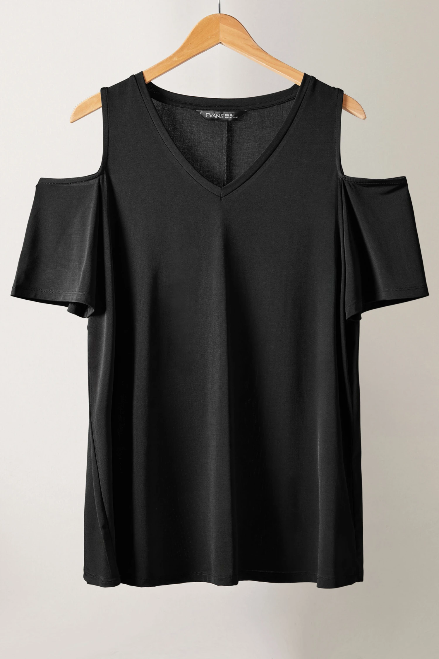 EVANS Curve Black Cold Shoulder Top 7 EVANS Curve Black Cold Shoulder Top – Image 5