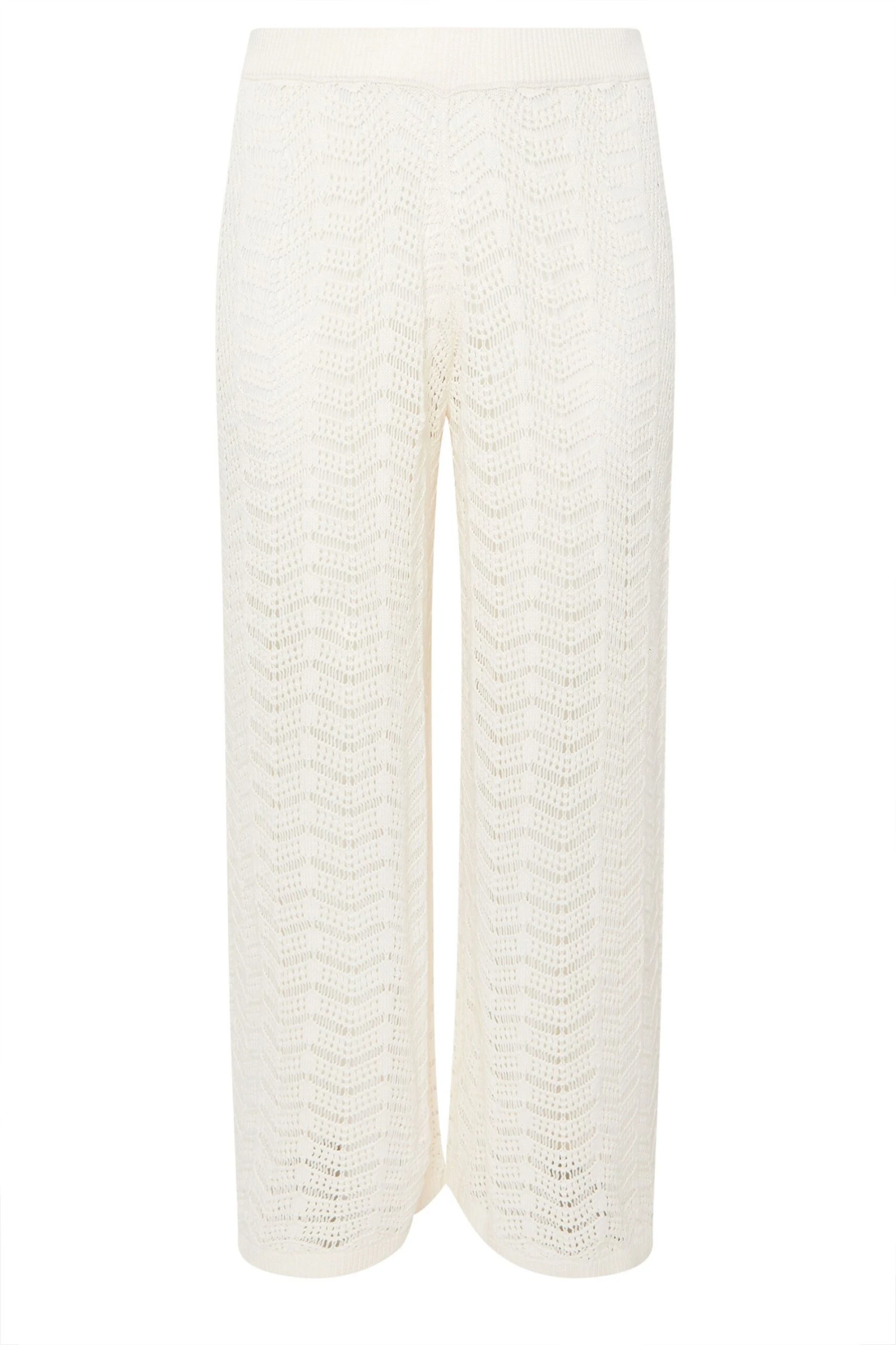 YOURS - Pantalon De Plage Crème En Maille 8 YOURS - Pantalon De Plage Crème En Maille – Image 6