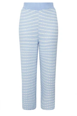 LIMITED COLLECTION - Pantalon Bleu Ciel Coupe Wide Leg Effet Tweed 13 LIMITED COLLECTION - Pantalon Bleu Ciel Coupe Wide Leg Effet Tweed -Evans Boutique 7794bca0 ddc0 46 216542 X