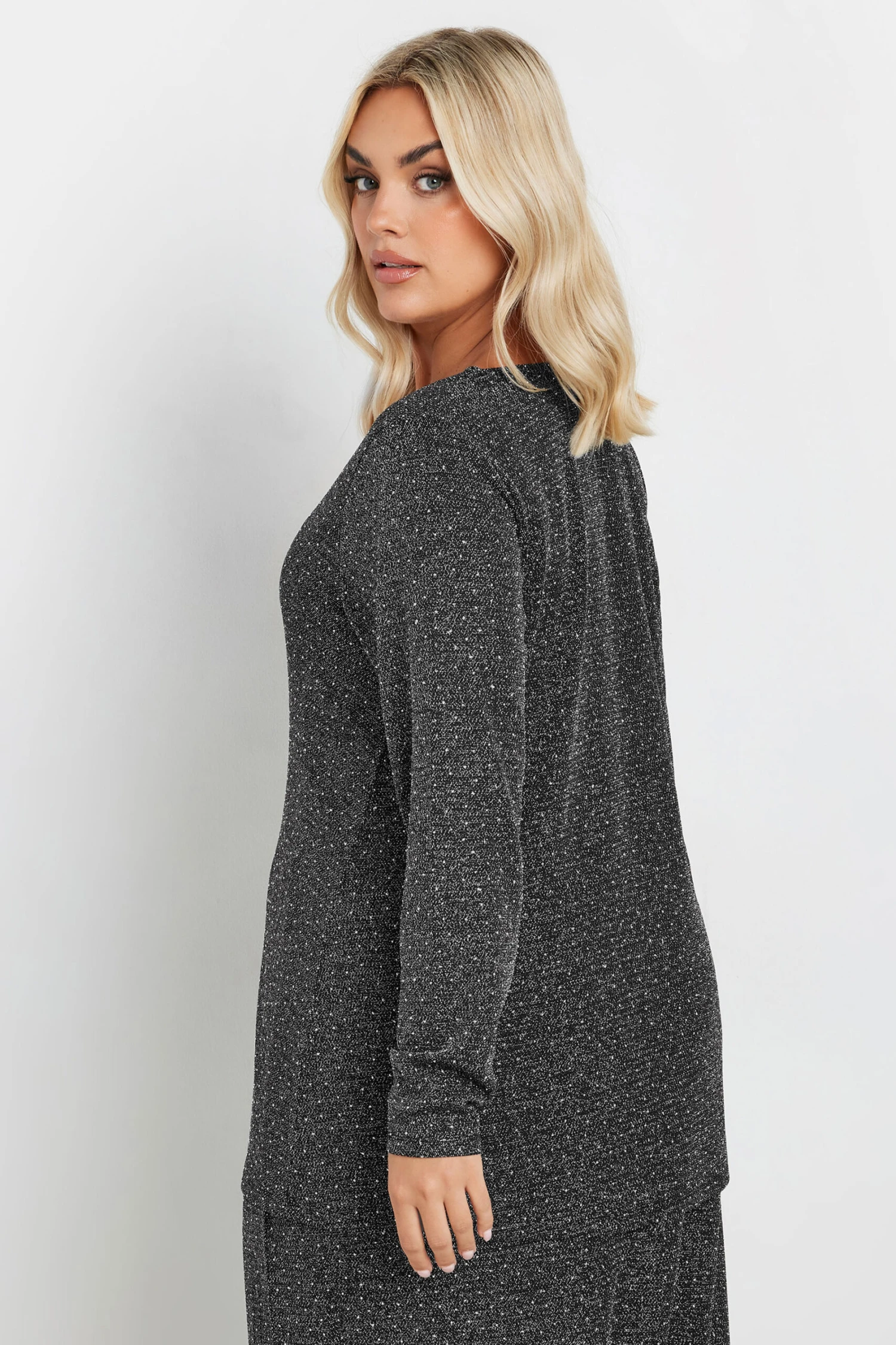 YOURS - Top Argenté Métallique En Jersey 6 YOURS - Top Argenté Métallique En Jersey – Image 4