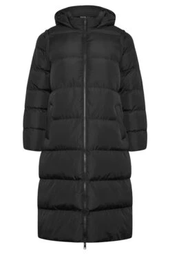 YOURS - Doudoune Midi Noire à Capuche 2 En 1 17 YOURS - Doudoune Midi Noire à Capuche 2 En 1 -Evans Boutique 78b18a6b 7b4a 4f 120778 X