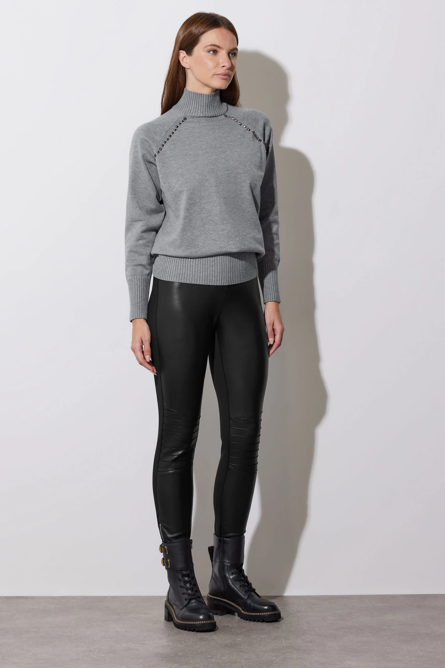 STAR Grey Stud Embellished Raglan Jumper 3 STAR Grey Stud Embellished Raglan Jumper