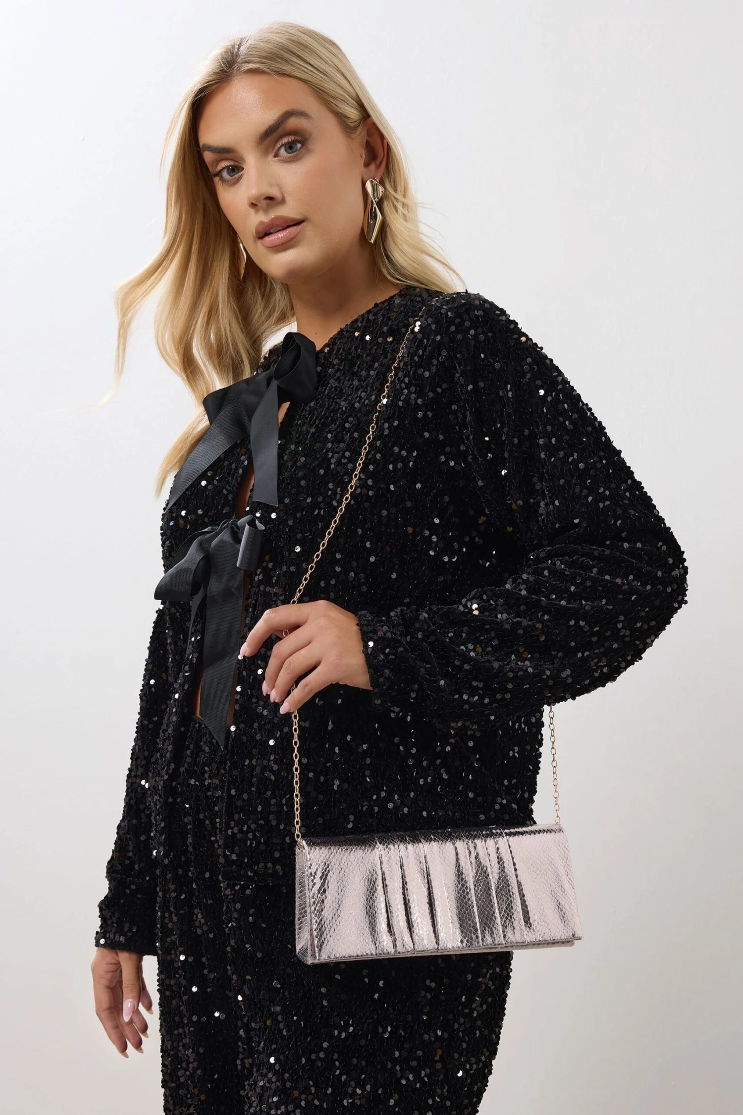 Gold Faux Leather Metallic Clutch Bag 3 Gold Faux Leather Metallic Clutch Bag