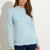 M&Co Light Blue Frill Neck Knitted Jumper 2 M&Co Light Blue Frill Neck Knitted Jumper -Evans Boutique 7d17f8f6 ab86 4d 502422 A