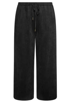 YOURS Curve Pantalon Large En Similicuir Noir 11 YOURS Curve Pantalon Large En Similicuir Noir -Evans Boutique 7f1e111d 99eb 4b 310283 X