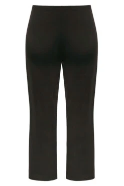 Pantalon En Jersey Noir Coupe Droite 15 Pantalon En Jersey Noir Coupe Droite -Evans Boutique 7fff39b6 f84f 40 140050 BK