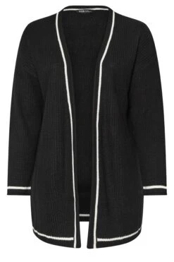 YOURS - Cardigan En Maille Contrasté Manches Longues -Evans Boutique 8050610e 73d0 49 280566 X