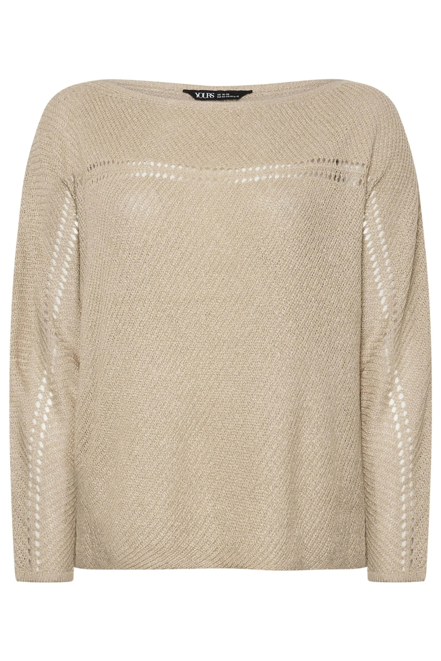 YOURS - Pull Marron En Maille Manches Chauve-Souris 7 YOURS - Pull Marron En Maille Manches Chauve-Souris – Image 5