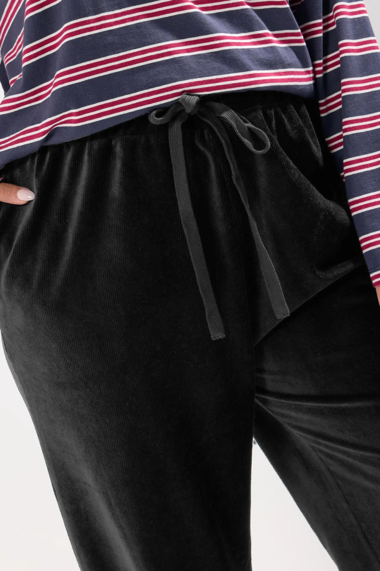 YOURS - Pantalon Large à Cordon De Serrage Noir 6 YOURS - Pantalon Large à Cordon De Serrage Noir – Image 4