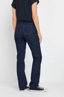 LTS Tall Blue Straight Leg Jeans 11 LTS Tall Blue Straight Leg Jeans -Evans Boutique 82463c32 eb31 41 351671 C