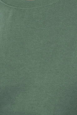 LTS Tall Khaki Green Crew Neck Sweatshirt -Evans Boutique 82b14191 deb3 41 356146 D