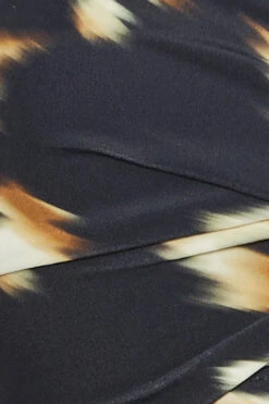 STAR Black Leopard Print Bikini Top -Evans Boutique 837a40d9 7521 4a 110722 Z