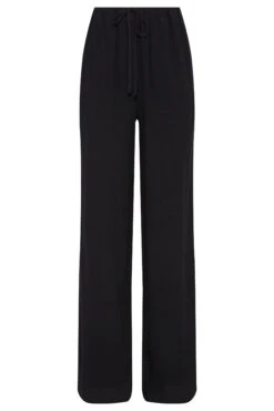 LTS - Pantalon Tall Noir Wide Leg En Lin Mixte 14 LTS - Pantalon Tall Noir Wide Leg En Lin Mixte -Evans Boutique 84196952 2ffb 48 196037 F