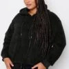 YOURS - Pull Noir Polaire Court En Peluche 1 YOURS - Pull Noir Polaire Court En Peluche -Evans Boutique 84251673 26da 46 126367 A