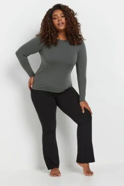 YOURS - Top Gris Thermique En Jersey Manches Longues 8 YOURS - Top Gris Thermique En Jersey Manches Longues -Evans Boutique 87ef07b4 8be8 45 147229 B