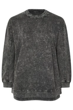 YOURS Curve Sweat-shirt Gris Délavé à L'acide YOURS Curve 2 En 1 11 YOURS Curve Sweat-shirt Gris Délavé à L'acide YOURS Curve 2 En 1 -Evans Boutique 88259a3a 0324 40 322727 X