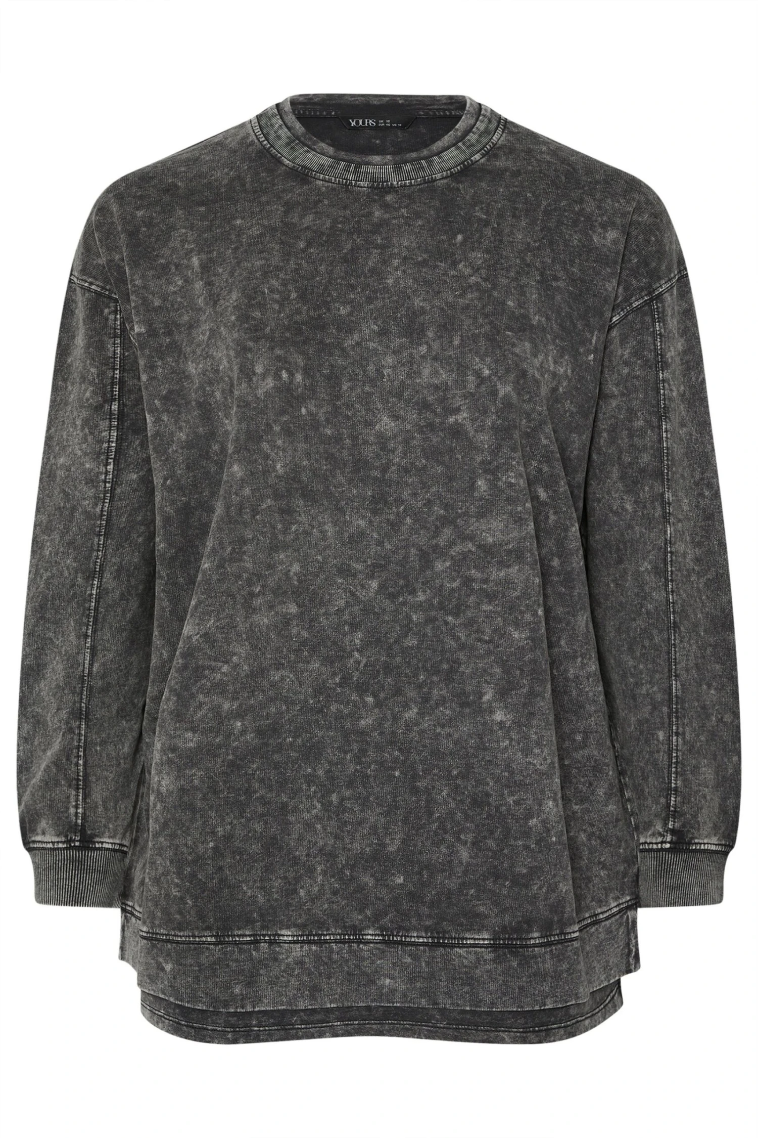 YOURS Curve Sweat-shirt Gris Délavé à L'acide YOURS Curve 2 En 1 7 YOURS Curve Sweat-shirt Gris Délavé à L'acide YOURS Curve 2 En 1 – Image 5