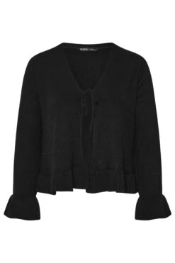 YOURS Curve Cardigan Noir à Volants -Evans Boutique 88462d0b 57b4 49 280749 X