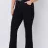 EVANS Curve Fit Black Bootcut Jeans 1 EVANS Curve Fit Black Bootcut Jeans -Evans Boutique 88c9cd01 a3a2 44 615022 A
