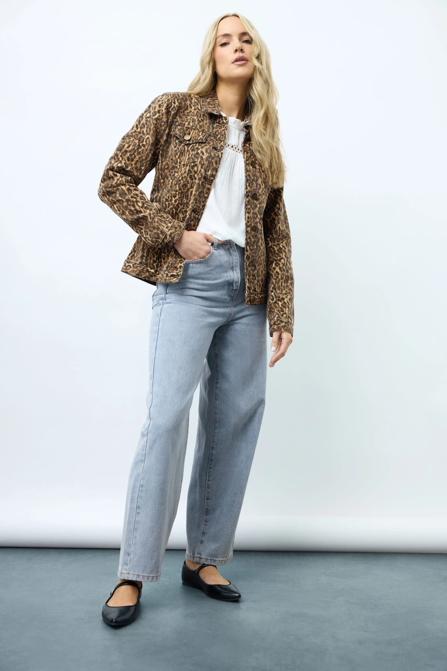 LTS Tall Light Blue Wash Barrel Leg Jeans 3 LTS Tall Light Blue Wash Barrel Leg Jeans