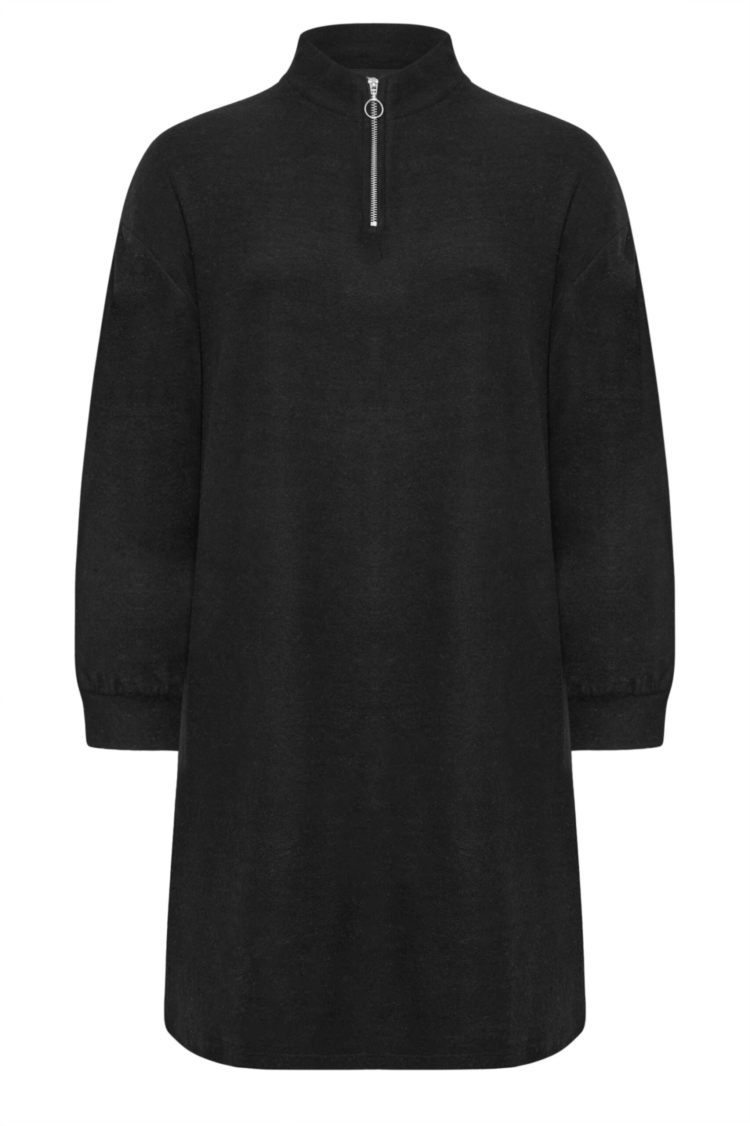 YOURS - Robe-Pull Noire Nervurée En Maille 7 YOURS - Robe-Pull Noire Nervurée En Maille – Image 5